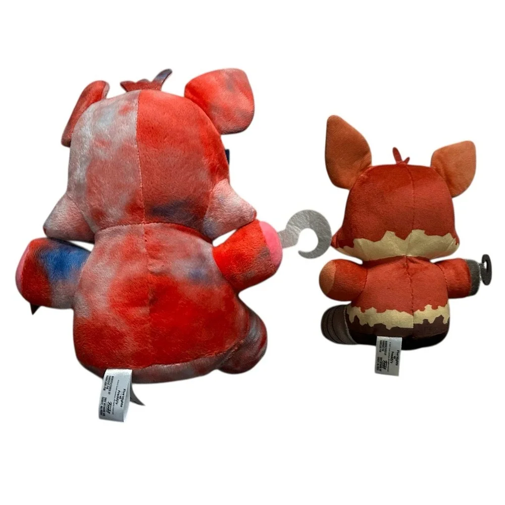 FUNKO Five Nights At Freddys Tie-Dye Foxy FNAF Plush Lot Of‎ 2